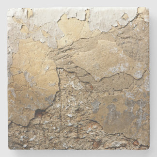 Posavasos De Piedra Pared enyesada agrietada