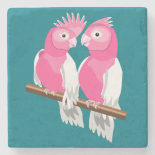 Posavasos De Piedra Pareja de Galahs