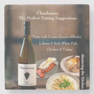 Posavasos De Piedra Pareo de vino Chardonnay/Dominar la cocina