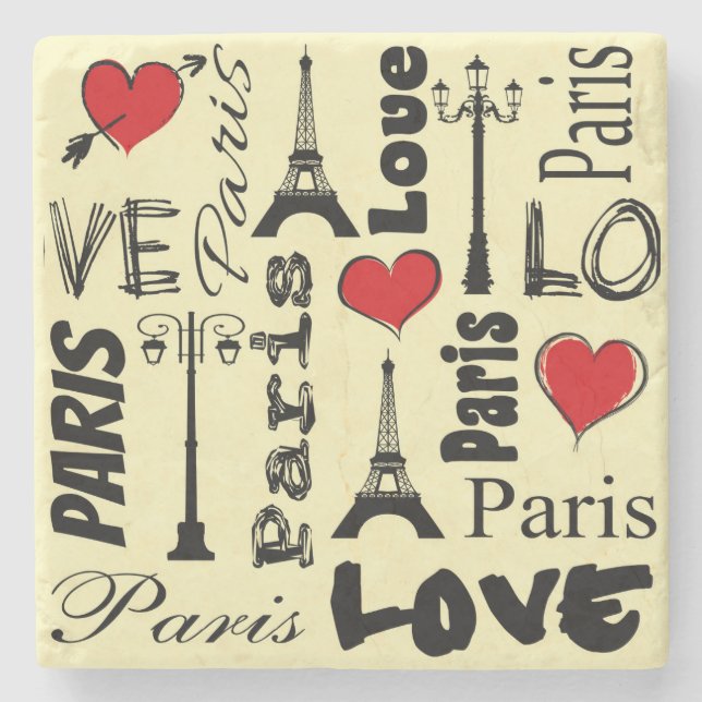 Posavasos De Piedra París (Anverso)