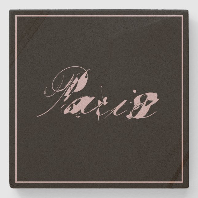 Posavasos De Piedra Paris (Anverso)