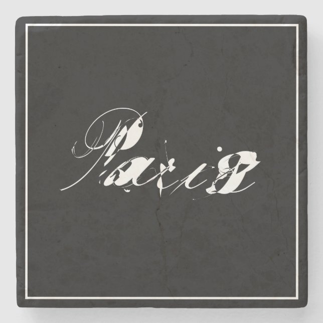 Posavasos De Piedra Paris (Anverso)