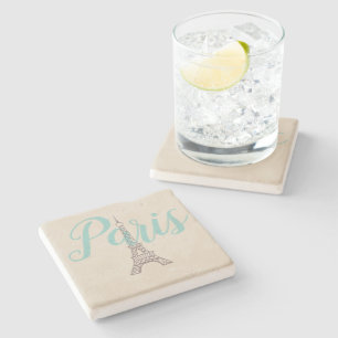 Posavasos De Piedra París Montaña Rusa de la Torre Eiffel