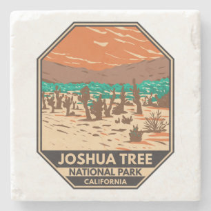 Posavasos De Piedra Parque nacional árbol Joshua Turquía cierra duna
