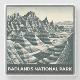 Posavasos De Piedra Parque nacional Badlands