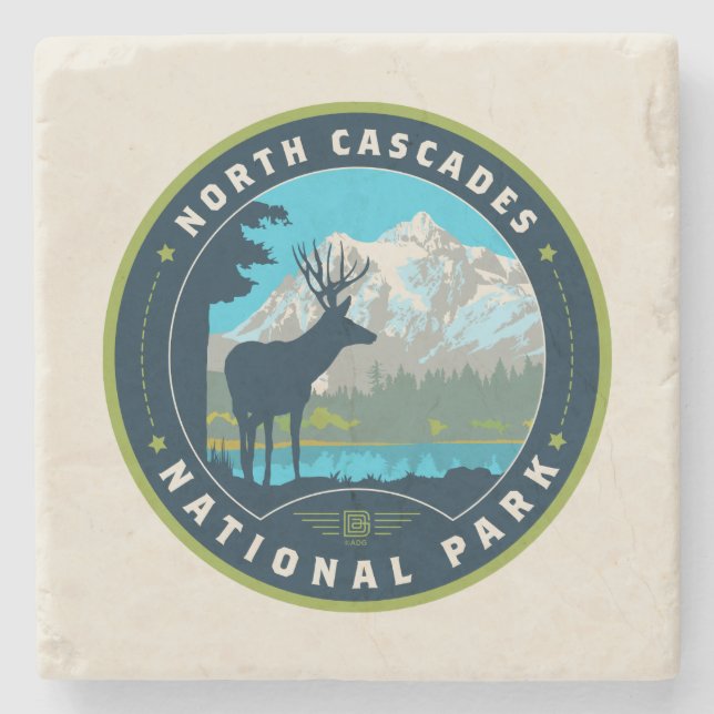 Posavasos De Piedra Parque nacional Cascades del Norte (Anverso)