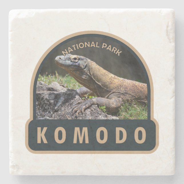 Posavasos De Piedra Parque nacional de Komodo (Anverso)