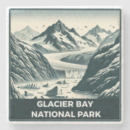 Posavasos De Piedra Parque nacional de la Bahía del Glaciar
