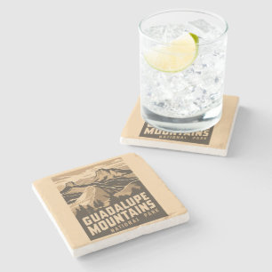 Posavasos De Piedra Parque nacional de las Montañas Guadalupe Vintage