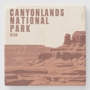 Posavasos De Piedra Parque nacional de los Canyonlands Paisaje mínimo 