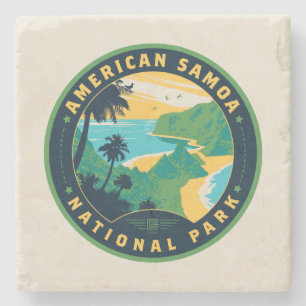 Posavasos De Piedra Parque nacional de Samoa Americana