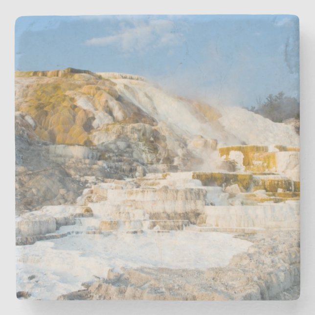 Posavasos De Piedra Parque nacional de Yellowstone (Anverso)