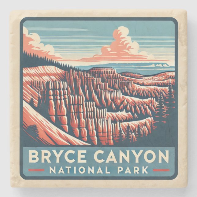 Posavasos De Piedra Parque nacional del Cañón de Bryce (Anverso)