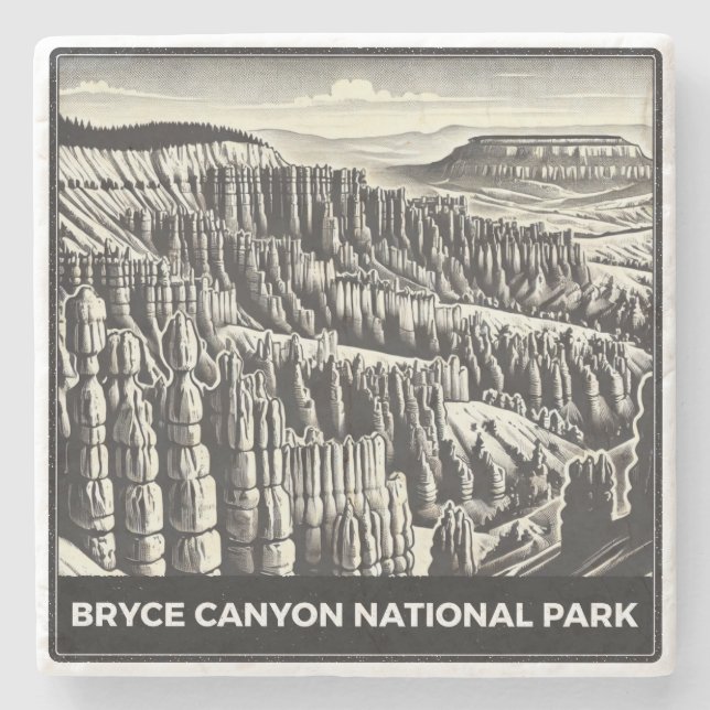 Posavasos De Piedra Parque nacional del Cañón de Bryce (Anverso)