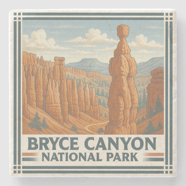 Posavasos De Piedra Parque nacional del Cañón de Bryce (Anverso)