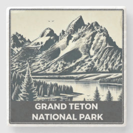 Posavasos De Piedra Parque nacional del Gran Tetón