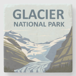 Posavasos De Piedra Parque nacional Glaciar Arte de Viajes