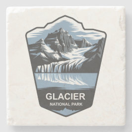 Posavasos De Piedra Parque nacional Glacier Emblem