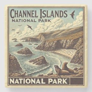 Posavasos De Piedra Parque nacional Islas del Canal