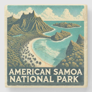 Posavasos De Piedra Parque nacional Samoa Americana