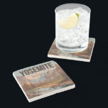 Posavasos De Piedra Parque nacional Yosemite, California Vintage, años<br><div class="desc">Souvenirs de época del Parque Nacional Yosemite de California. ¿Está orgulloso de visitar el Parque Nacional Yosemite de California? ¡Muéstrales a tus amigos cuánto amas el Parque Nacional Mammoth Cave y apoyas el estilo de vida al aire libre con este impresionante diseño llamativo! ¡No hay mejor manera en la tierra!...</div>