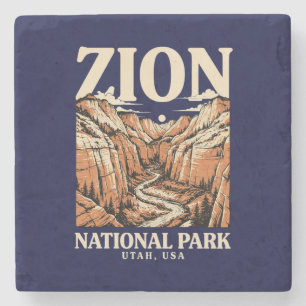 Posavasos De Piedra Parque Nacional Zion Acantilados Rojos