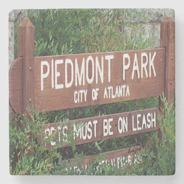 Posavasos De Piedra Parque Piedmont Atlanta, Piedmont Park (Anverso)