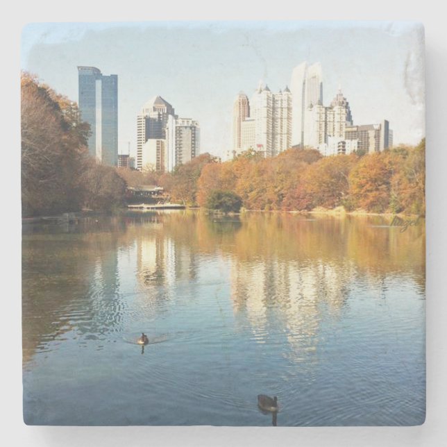 Posavasos De Piedra Parque Piedmont Atlanta, Piedmont Park (Anverso)