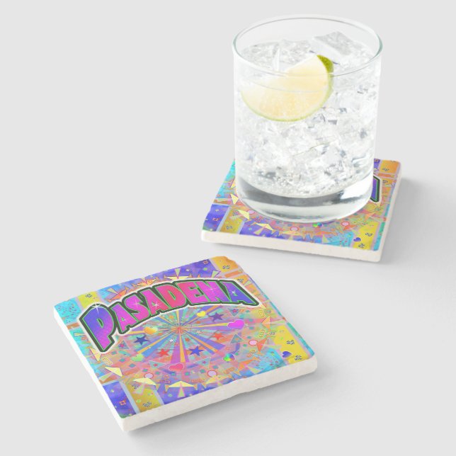 Posavasos De Piedra Pasadena Cosmic Unity Coaster (Lateral)
