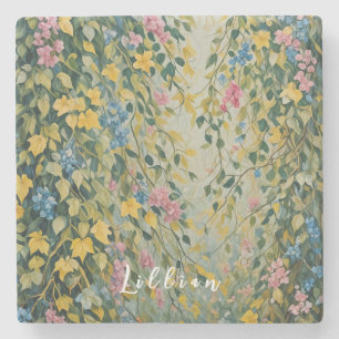 Posavasos De Piedra Pasaje encantado: Jardín secreto Pastel