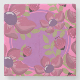 Posavasos De Piedra Pascua Círculo Dot Florah