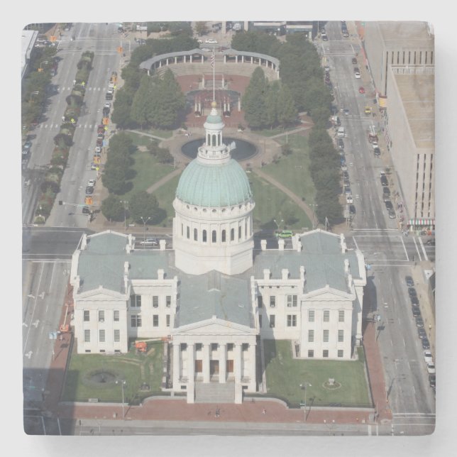 Posavasos De Piedra Pascua de bebidas de St. Louis (Anverso)