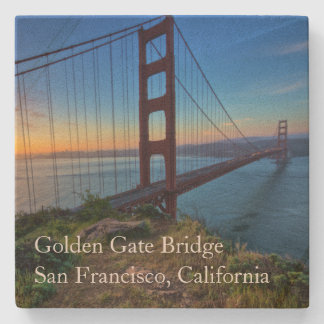 Posavasos De Piedra Pascua de bebidas del puente Golden Gate