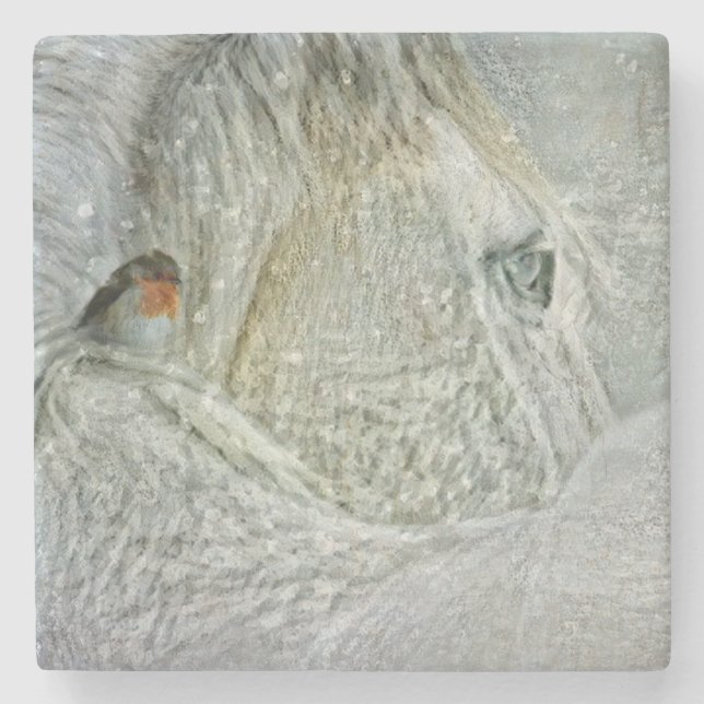 Posavasos De Piedra Pascua de caballos (Anverso)