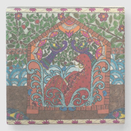 Posavasos De Piedra Pascua de novia india