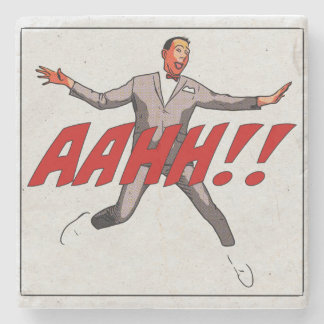 Posavasos De Piedra Pascua de Pee-wee "Aahh"