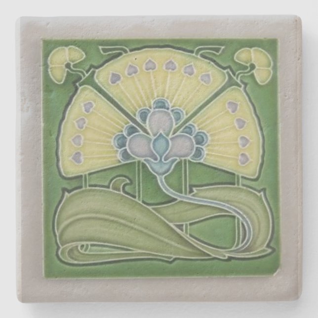 Posavasos De Piedra Pascua de piedra - Art Nouveau antiguo (Anverso)