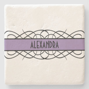 Posavasos De Piedra Pascua de piedra con sabor a deco morado