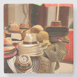 Posavasos De Piedra Pascua de piedra de carrito de Sombrero