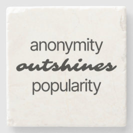 Posavasos De Piedra Pascua de piedra de mármol de anonimato