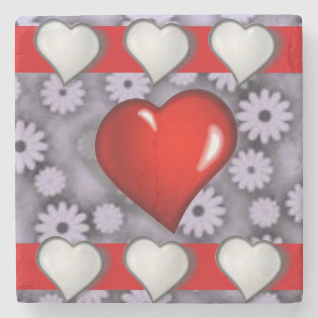 Posavasos De Piedra Pascua de piedra de mármol del día de la madre (Anverso)