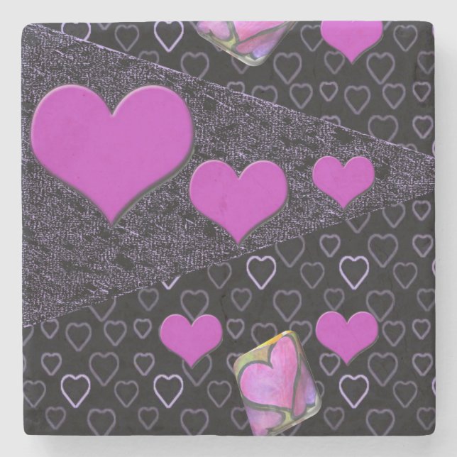 Posavasos De Piedra Pascua de piedra de mármol del día de la madre (Anverso)