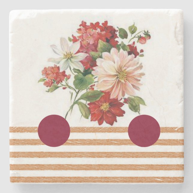 Posavasos De Piedra Pascua de piedra de mármol del día de la madre (Anverso)