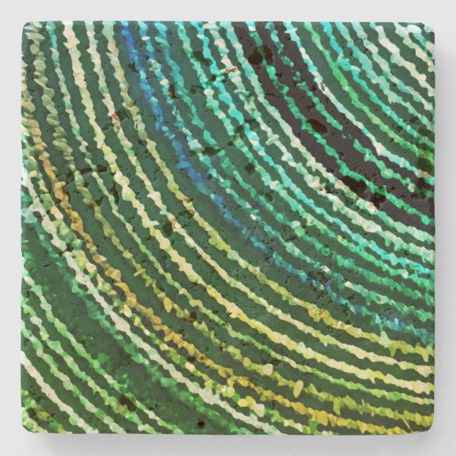 Posavasos De Piedra Pascua de piedra de Medley Tierra - Grassland (Anverso)