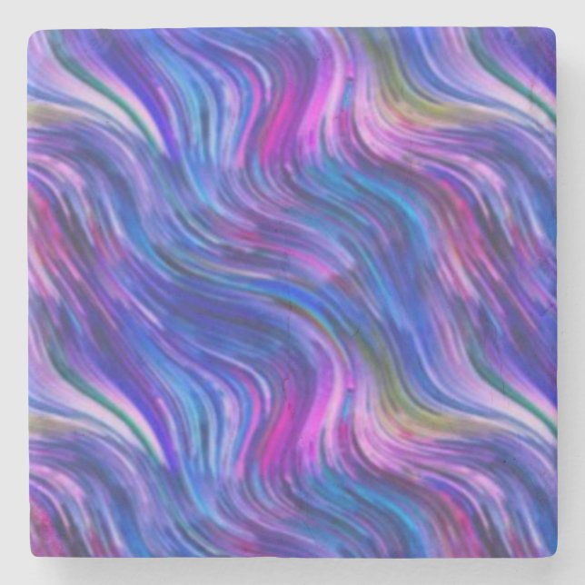 Posavasos De Piedra Pascua de piedra de tinta de alcohol (Anverso)