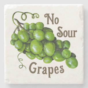 Posavasos De Piedra Pascua de piedra de uvas