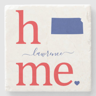 Posavasos De Piedra Pascua de piedra del estado de Kansas