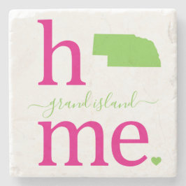 Posavasos De Piedra Pascua de piedra del estado de Nebraska