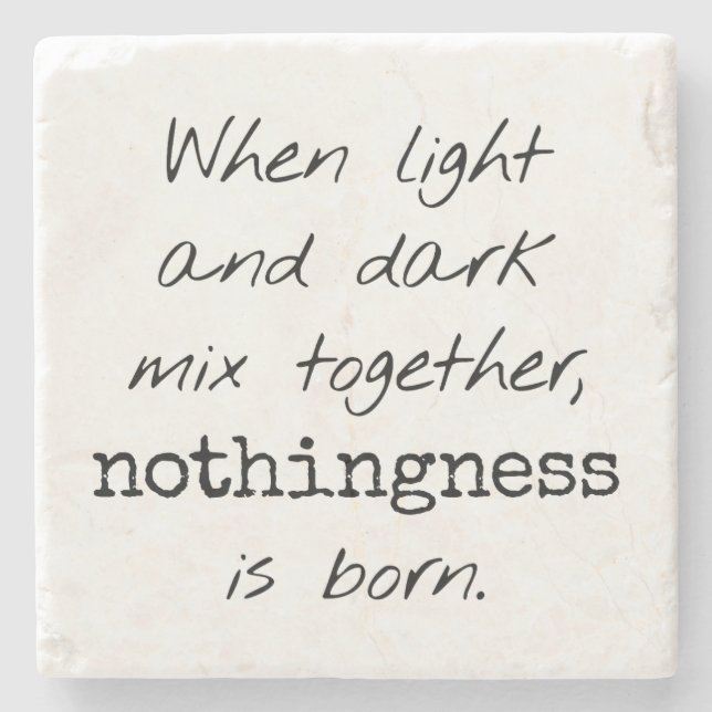 Posavasos De Piedra Pascua De Piedra Luz Y Oscura (Anverso)