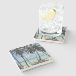 Posavasos De Piedra Pascua de piedra tropical